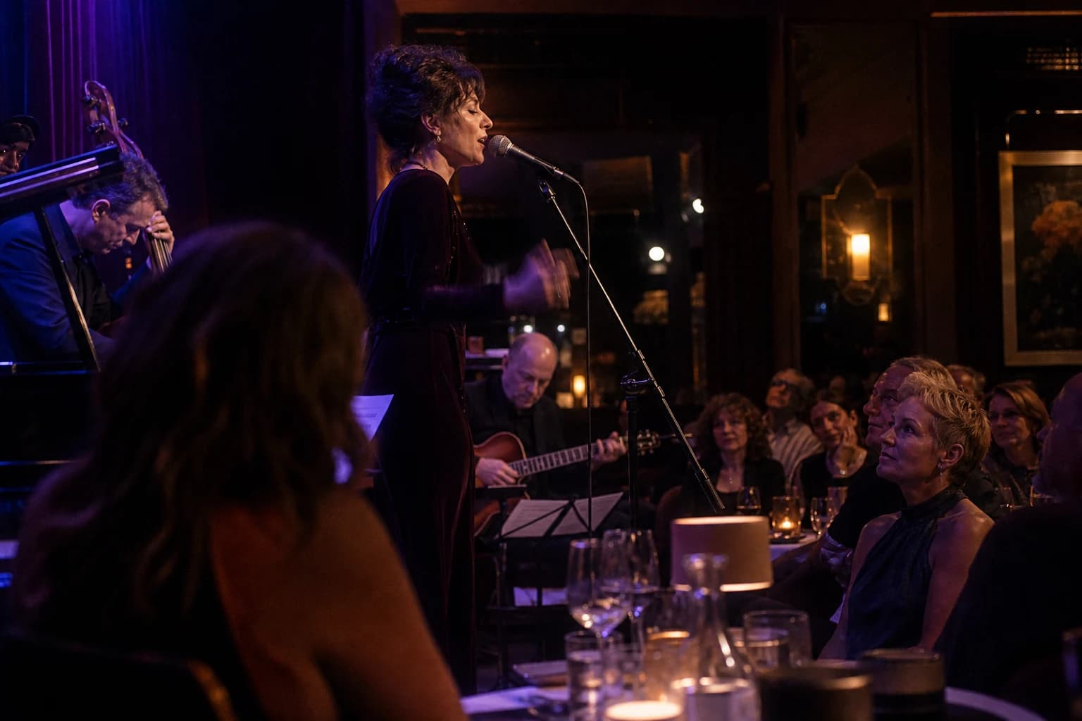 Live performance in an intimate venue
